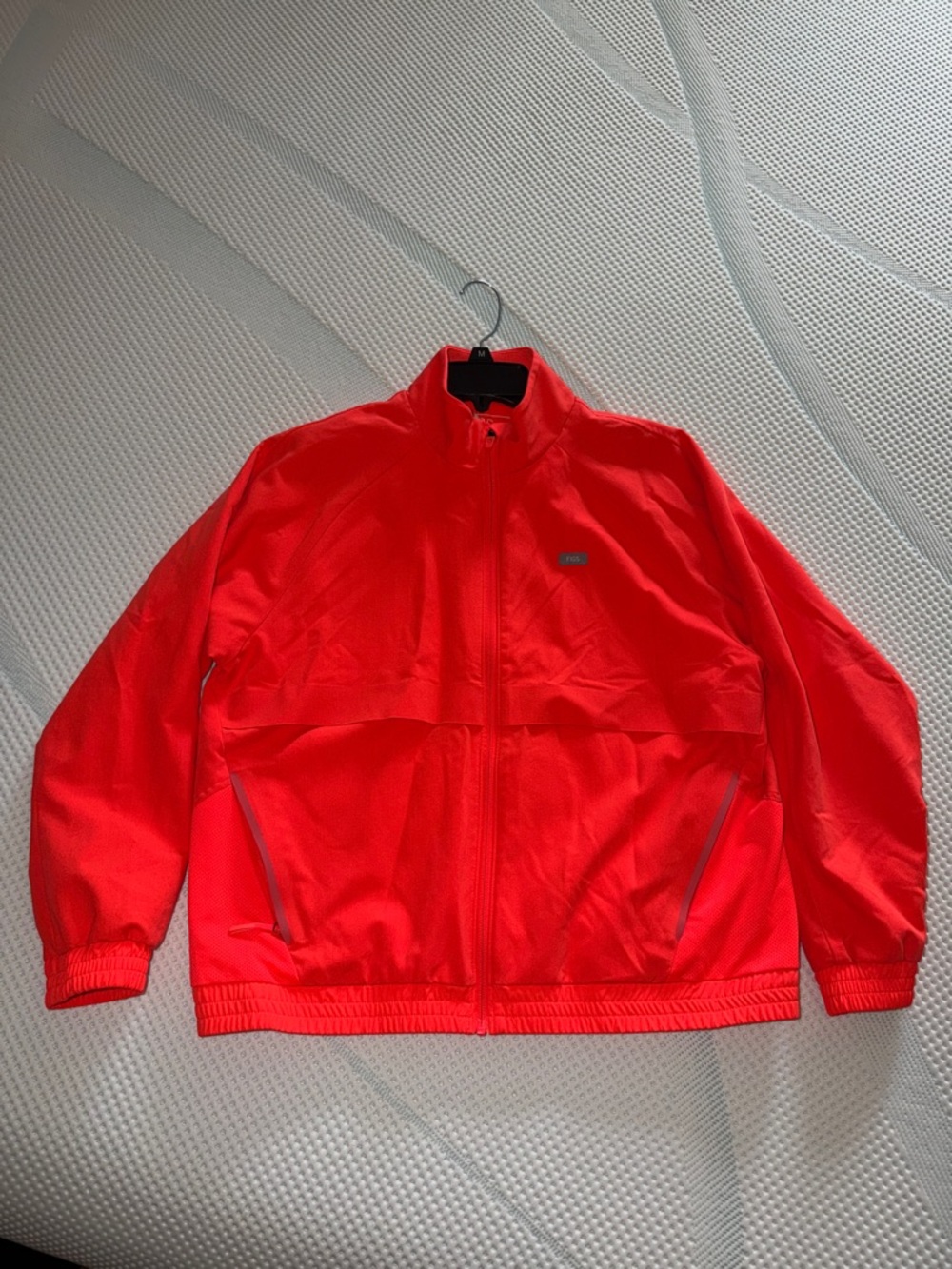 Figs Women's Bright Melon Zip-Up Jacket M